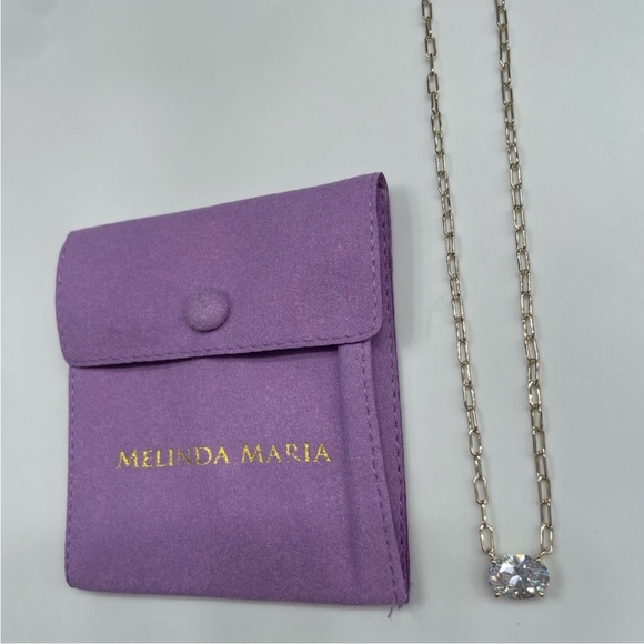 NWT Melinda Maria Gold “Baby Hello Gorgeous Necklace” - Picture 5 of 7